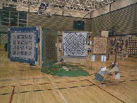 #346. Quilt Show - Dutchmans puzzle, ???, dobbins fan