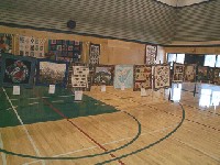 #348. Quilt Show - 2nd Clothes line of wall hangings North Side