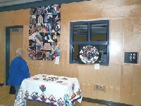 #361. Quilt Show - Crazy Quilt, Stain Glass Pansy, Basket Quilt
