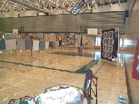 #491. Main Quilt Show - N.W. corner shot looking toward east