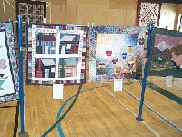 #545. Close Ups - 2nd clothes line (in memory of my father Lewis C., Apples on cloth)