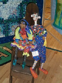 #583. Main Quilt Show - Dolls display