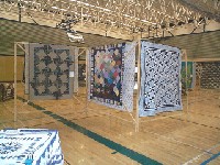 #590. Main Quilt Show - middle 3 big quilts