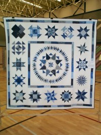 Photo: 16-2291.jpg #16 LOUISE POIRIER    BLUE & WHITE SAMPLER