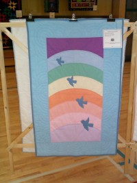 Photo: 52-2224.jpg #52 Phyllis Buchan    RAINBOW AND BLUEBIRDS