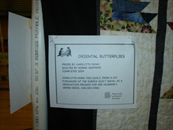 2010 Quilt Show - Quilt Info Pages!