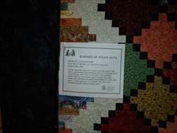 2010 Quilt Show - Quilt Info Pages!